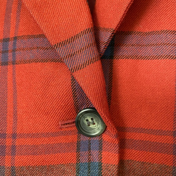 YSL plaid print wool blazer - Picture 5 of 8